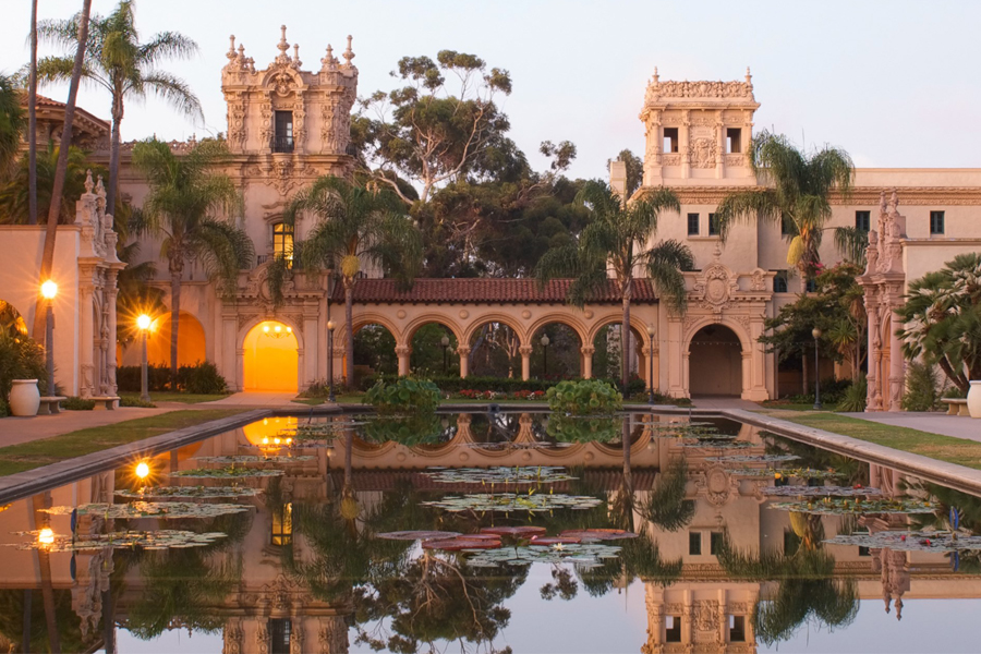 balboa park san diego romantic getaway